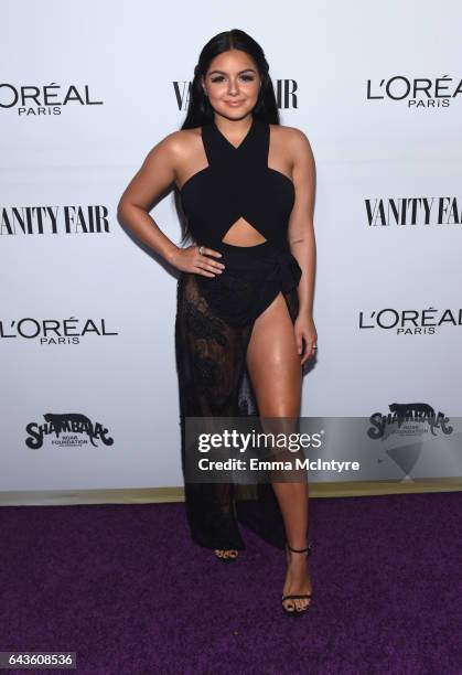 Actor Ariel Winter attends Vanity Fair and L'Oreal Paris Toast to Young Hollywood hosted by Dakota Johnson and Krista Smith at Delilah on February...