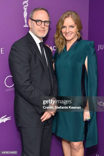 Costume designer Tom Broecker and CDGA Executive Producer JL Pomeroy attend The 19th CDGA with Presenting Sponsor LACOSTE at The Beverly Hilton Hotel...