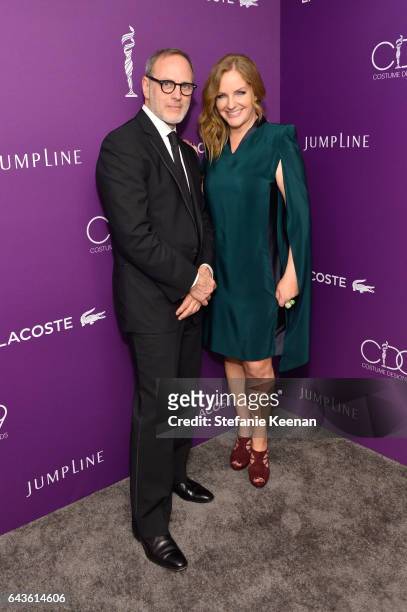 Costume designer Tom Broecker and CDGA Executive Producer JL Pomeroy attend The 19th CDGA with Presenting Sponsor LACOSTE at The Beverly Hilton Hotel...
