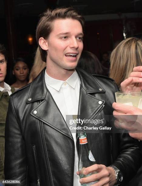 Actor Patrick Schwarzenegger attends Vanity Fair and L'Oreal Paris Toast to Young Hollywood hosted by Dakota Johnson and Krista Smith at Delilah on...