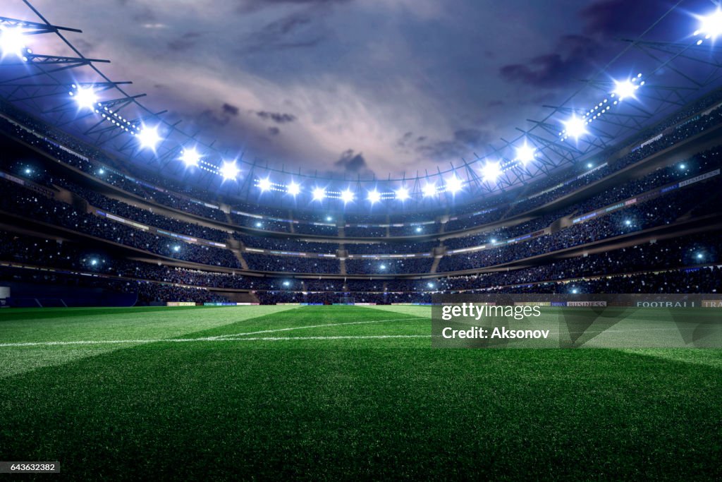 Impresionante Estadio de fútbol