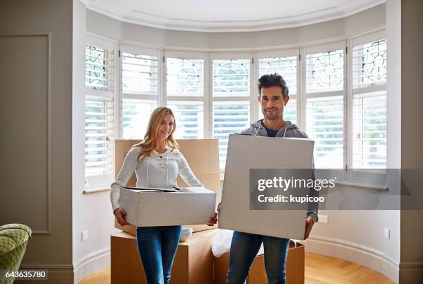 organizzare la loro nuova casa - home sweet home espressione inglese foto e immagini stock