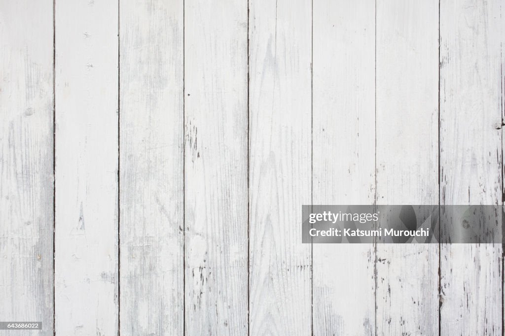 White wood textures background