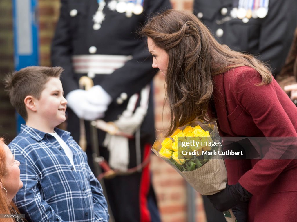 The Duchess Of Cambridge Visits Action For Children In Wales