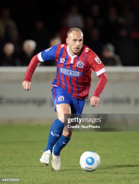 Dagenham &amp; Redbridge's Jake Howells during Dagenham and Redbridge against Bromley, Vanarama National League Football at Chigwell Construction...