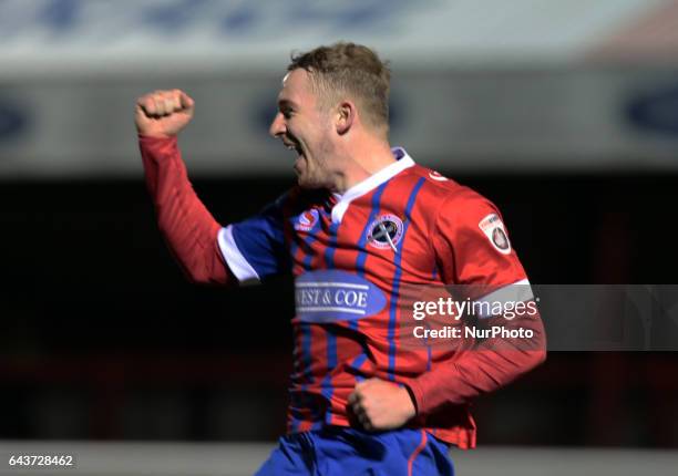 Dagenham &amp; Redbridge's Jordan Maguire-Drew during Dagenham and Redbridge against Bromley, Vanarama National League Football at Chigwell...