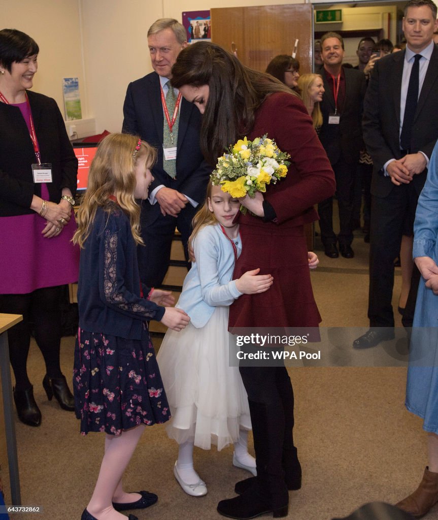 The Duchess Of Cambridge Visits Action For Children In Wales