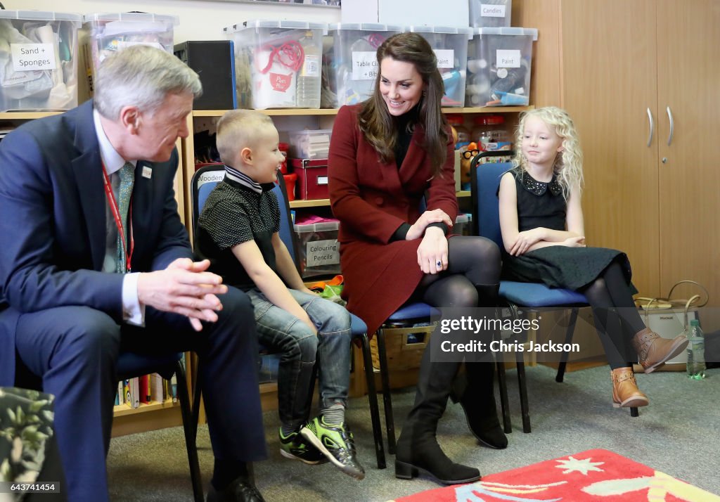 The Duchess Of Cambridge Visits Action For Children In Wales