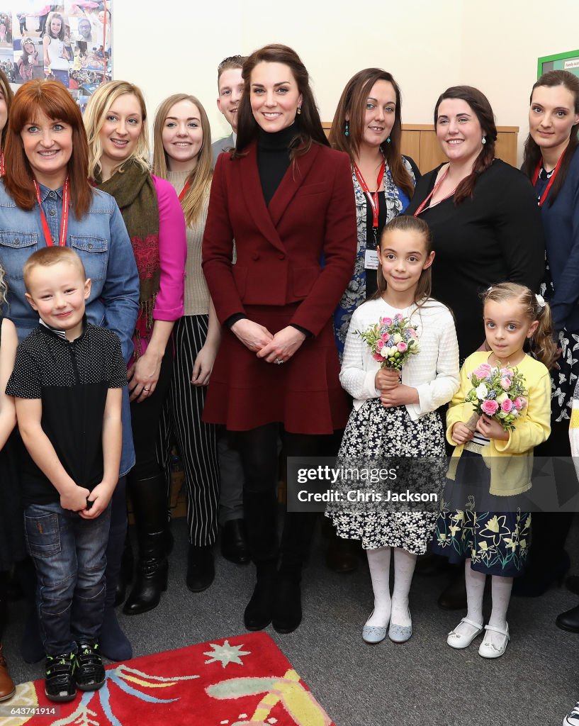 The Duchess Of Cambridge Visits Action For Children In Wales