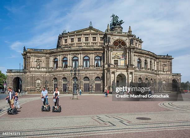 semperoper dresden - semperoper stock pictures, royalty-free photos & images