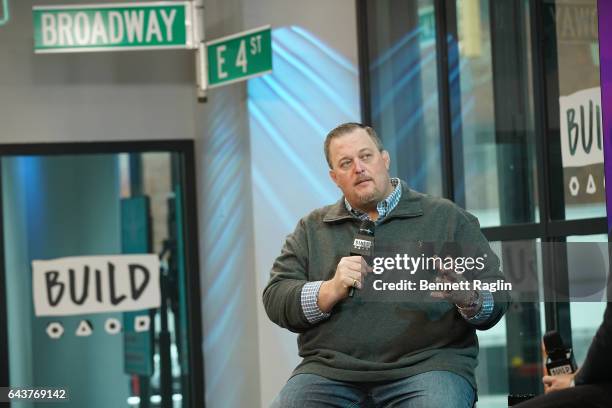 Actor Billy Gardell attends the Build Series at Build Studio on February 22, 2017 in New York City.