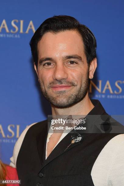 Actor Ramin Karimloo attends the "Anastasia" Sneak Peek Musical Presentation at The New 42nd Street Studios on February 22, 2017 in New York City.
