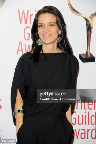 Motrya Tomycz attends 69th Writers Guild Awards at Edison Ballroom on February 19, 2017 in New York City.