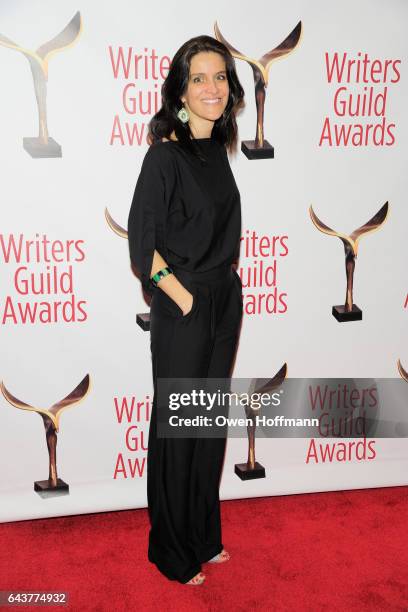 Motrya Tomycz attends 69th Writers Guild Awards at Edison Ballroom on February 19, 2017 in New York City.