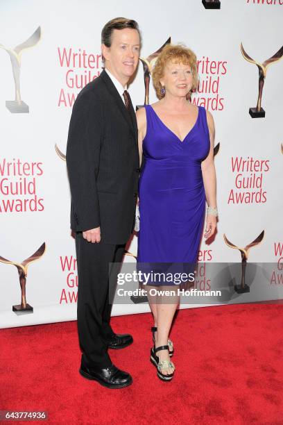 Dylan Baker and Beckyann Baker attend 69th Writers Guild Awards at Edison Ballroom on February 19, 2017 in New York City.