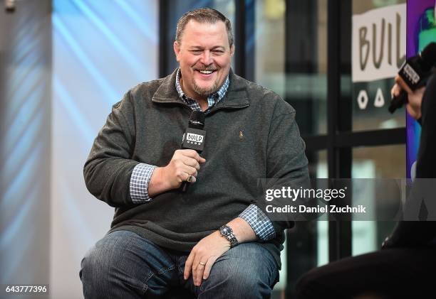 Billy Gardell attends the Build Series to discuss the show 'Sun Records' at Build Studio on February 22, 2017 in New York City.