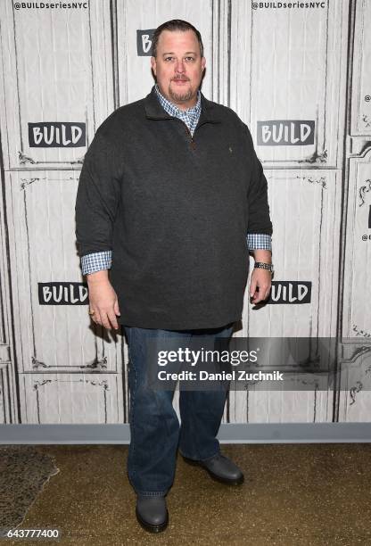 Billy Gardell attends the Build Series to discuss the show 'Sun Records' at Build Studio on February 22, 2017 in New York City.