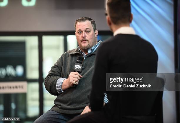 Billy Gardell attends the Build Series to discuss the show 'Sun Records' at Build Studio on February 22, 2017 in New York City.