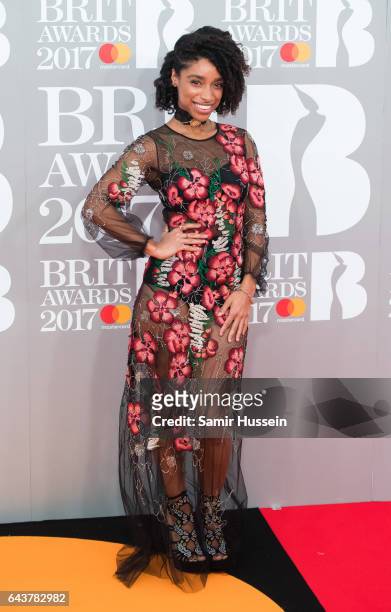 Lianne La Havas attends The BRIT Awards 2017 at The O2 Arena on February 22, 2017 in London, England.