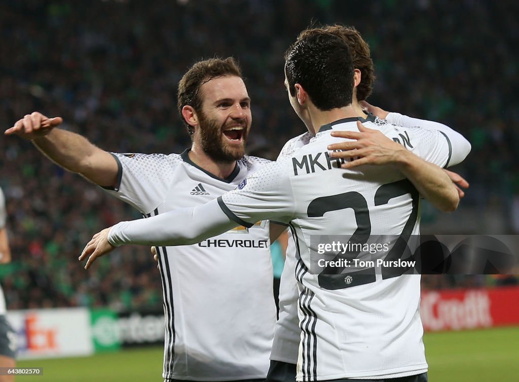 AS Saint-Etienne v Manchester United - UEFA Europa League Round of 32: Second Leg