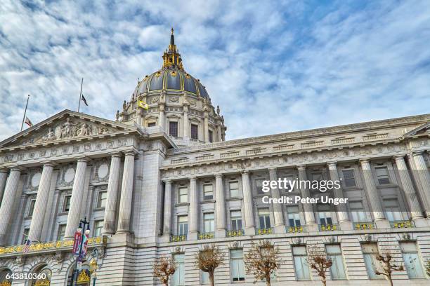 the city of san francisco,california.usa - san francisco city hall stock pictures, royalty-free photos & images