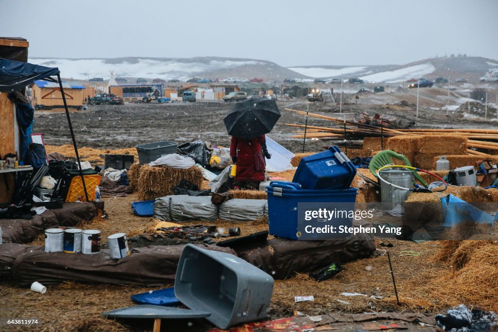 Deadline Looms For Standing Rock Dakota Access Pipeline Protesters To Vacate Camp