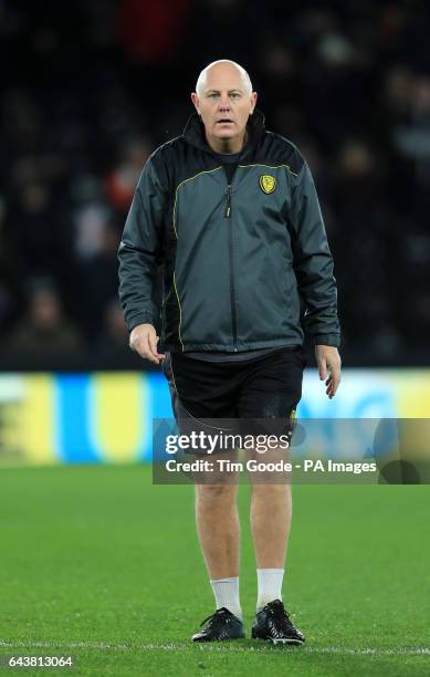Burton Albion coach Andy Garner