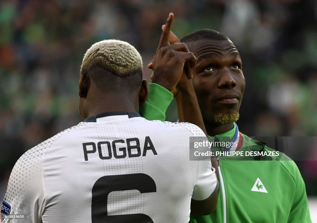 TOPSHOT-FBL-EUR-C3-SAINT ETIENNE-MAN UTD