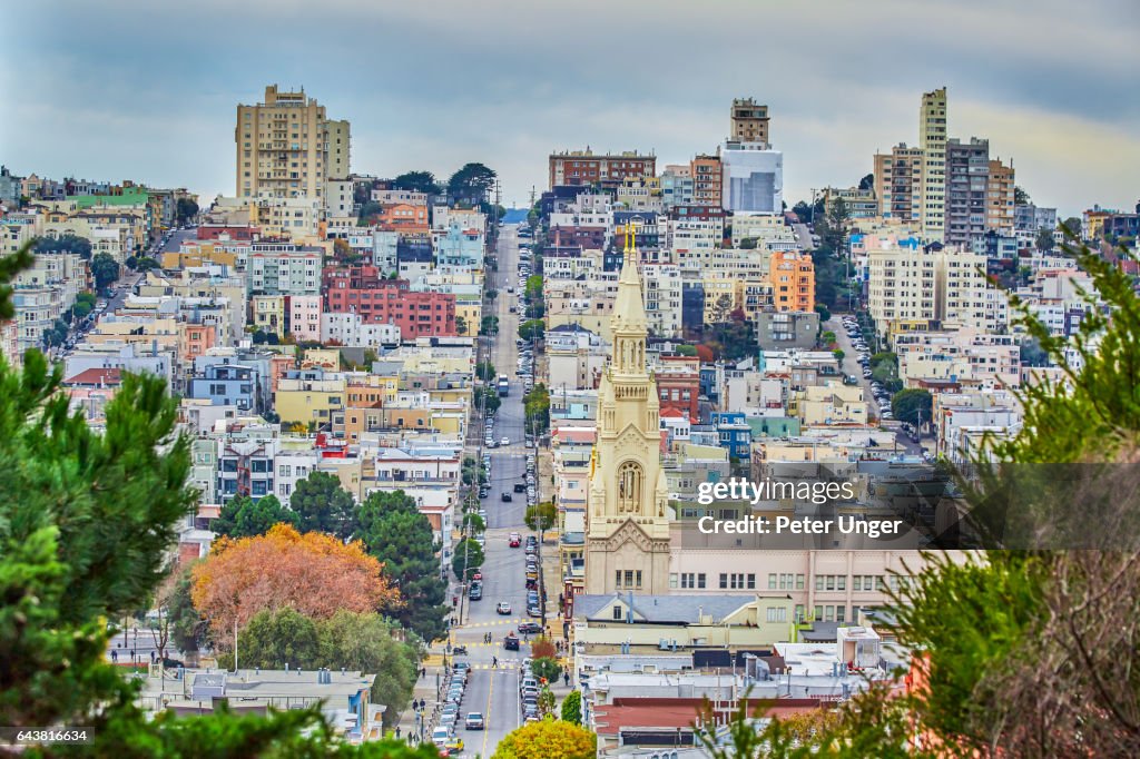 The city of San Francisco,California.USA