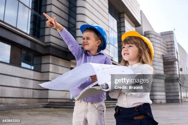 we can build something up there! - boy in hard hat stock pictures, royalty-free photos & images