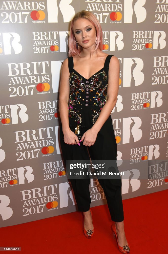 The BRIT Awards 2017 - VIP Arrivals