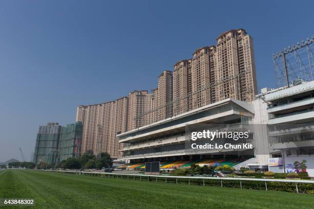 General view of Taipa Racecourse in Macau during the International Mixed Doubles Jockeys Challenge Day on January 21, 2017 in Macau, Macau.