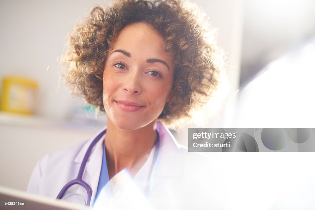 Medical professional portrait