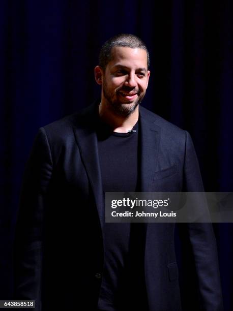 Magicians David Blaine performs during A Evening with Paul Auster & friends! MUSIC, MAGIC & THE MUSE: for his latest novel, "4 3 2 1" features Singer...