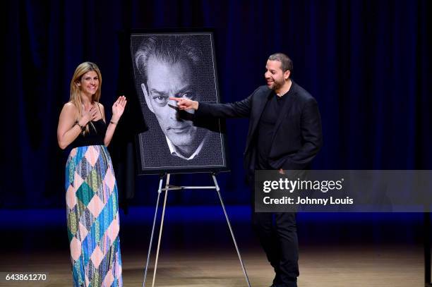 Magicians David Blaine performs during A Evening with Paul Auster & friends! MUSIC, MAGIC & THE MUSE: for his latest novel, "4 3 2 1" features Singer...
