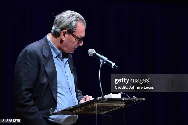 Author Paul Auster read from his latest novel, "4 3 2 1" during A Evening with Paul Auster & friends! MUSIC, MAGIC & THE MUSE: features performance...