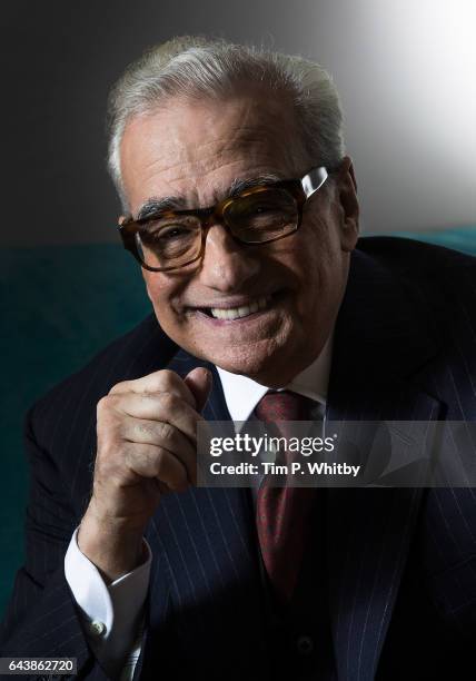 Martin Scorsese poses for a photo ahead of appearing on stage as part of the 'In Conversation' series of events at BFI Southbank on February 22, 2017...