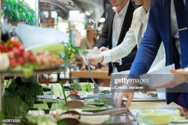 lunch time - buffet stock pictures, royalty-free photos & images