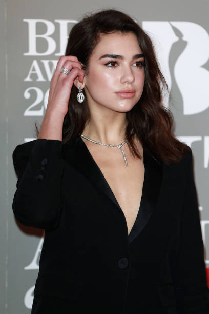 Dua Lipa attends The BRIT Awards 2017 at The O2 Arena on February 22, 2017 in London, England.