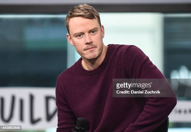 Michael Dorman attends the Build Series to discuss 'Patriot' at Build Studio on February 22, 2017 in New York City.