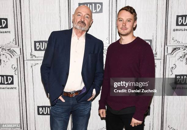 Terry O'Quinn and Michael Dorman attend the Build Series to discuss 'Patriot' at Build Studio on February 22, 2017 in New York City.