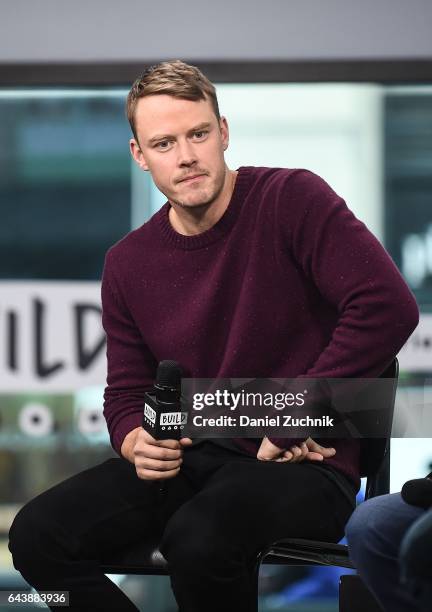 Michael Dorman attends the Build Series to discuss 'Patriot' at Build Studio on February 22, 2017 in New York City.