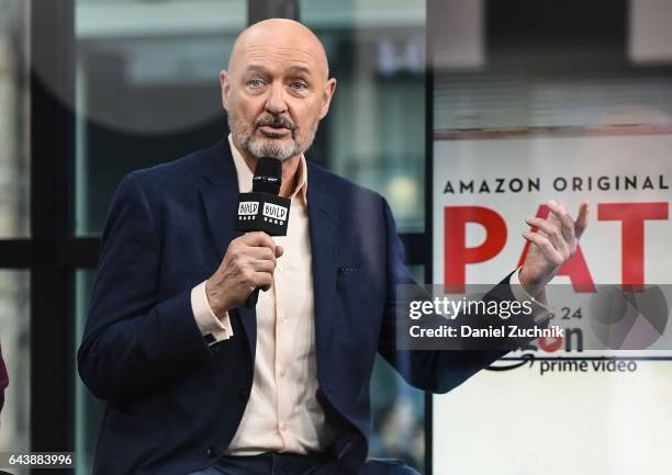 Terry O'Quinn attends the Build Series to discuss 'Patriot' at Build Studio on February 22, 2017 in New York City.