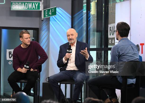 Actors Michael Dorman and Terry OÕQuinn discuss their new Amazon originals show, ÒPatriotÓ at Build Studio on February 22, 2017 in New York City.