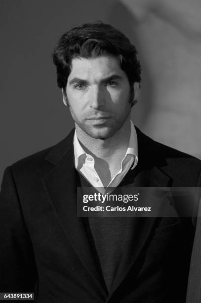 Spanish bullfigther Cayetano Rivera attends the new Bullfight season presentation at Real Academia de Bellas Artes de San Fernando on February 22,...