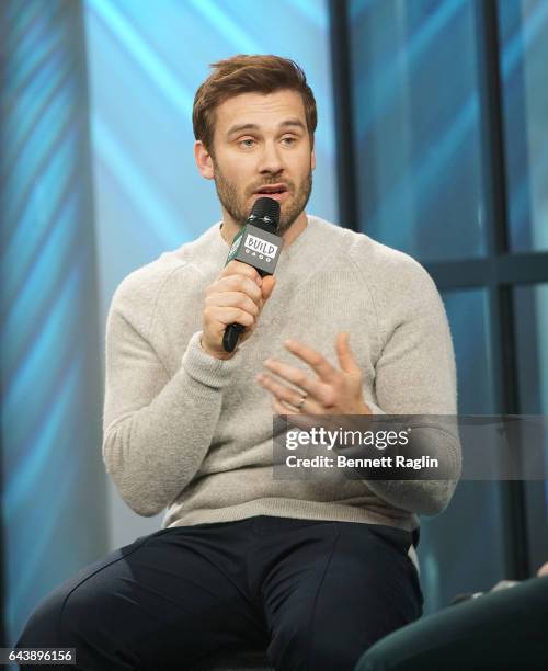 Actor Clive Standen attends the Build Series at Build Studio on February 22, 2017 in New York City.