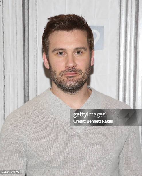 Actor Clive Standen attends the Build Series at Build Studio on February 22, 2017 in New York City.