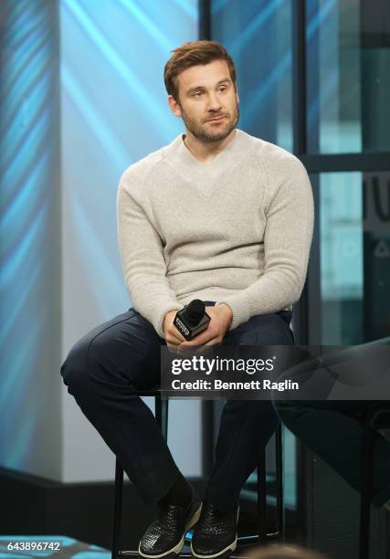 Actor Clive Standen attends the Build Series at Build Studio on February 22, 2017 in New York City.