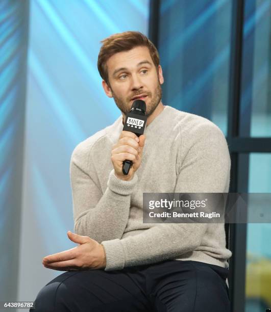 Actor Clive Standen attends the Build Series at Build Studio on February 22, 2017 in New York City.