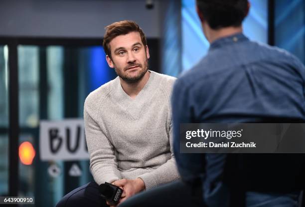 Clive Standen attends the Build Series to discuss his show 'Taken' at Build Studio on February 22, 2017 in New York City.